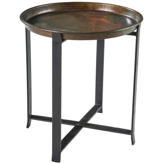 vintage zelezne nohy maly konferencny stolik dizajn rustikalna tacka kruhovy obyvacka starodavny lameridiana interierovy obchod obchod jedinecne nabytky.jpg